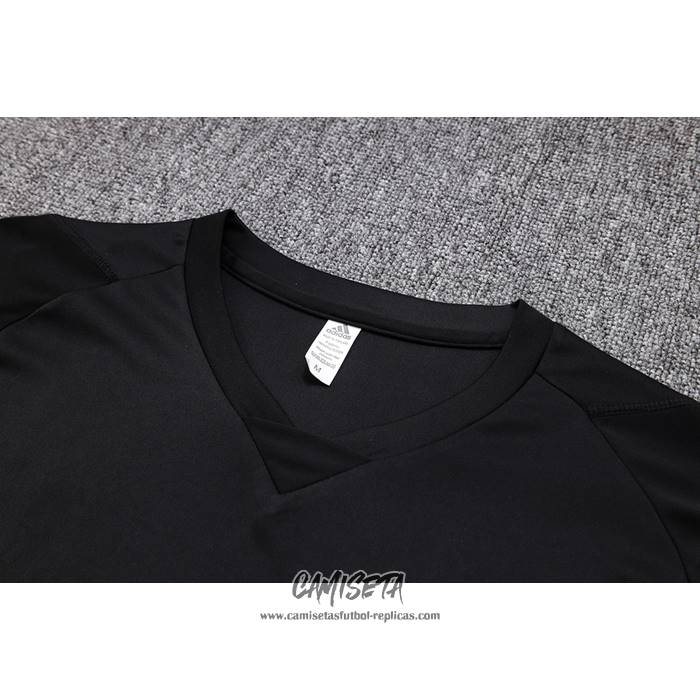 Chandal del Juventus 2023-2024 Manga Corta Negro - Pantalon Corto